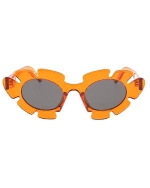 Loewe Flower Frame Sunglasses - Orange