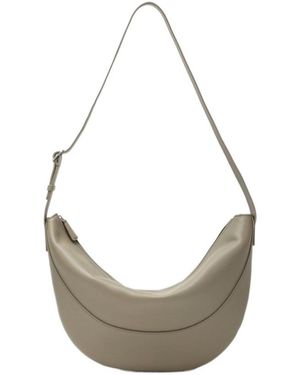 The Row Jouve Zipped Shoulder Bag - Grey