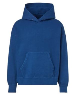 Visvim Cotton Jersey Hoodie - Blue