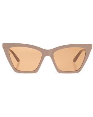 McQueen Eyewear Spike Geometric Cat-Eye Frame Sunglasses - Pink