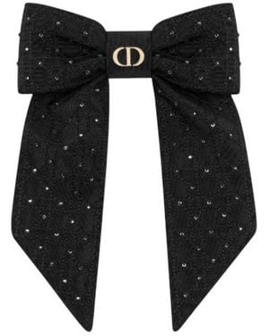 Dior Large Twist Bow - Black