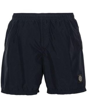 Stone Island Mid-Length Swim Shorts - Blue