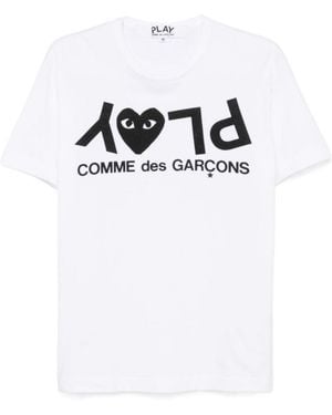 Comme des Garçons Short-Sleesleeved T-Shirt - White