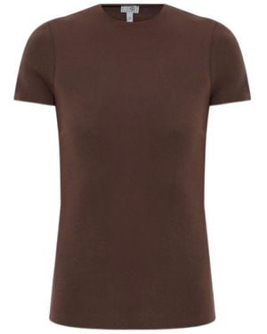MM6 by Maison Margiela Short-Sleeve T-Shirt - Brown