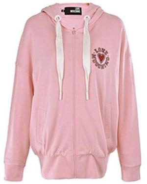 Moschino Logo Details Casual Jacket - Pink