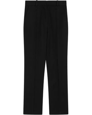 Jacquemus Cropped Straight-Leg Trousers - Black