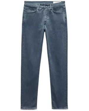 Rag & Bone Jeans With Belt Loops - Blue