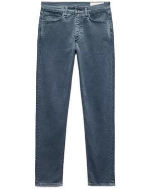 Rag & Bone Jeans With Belt Loops - Blue