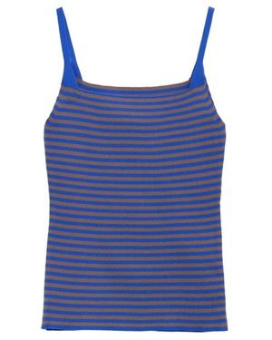 GIMAGUAS Camu Striped Tank Top - Blue