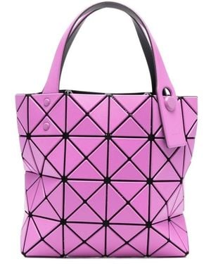 Issey Miyake Geometric-Design Tote Bag - Pink
