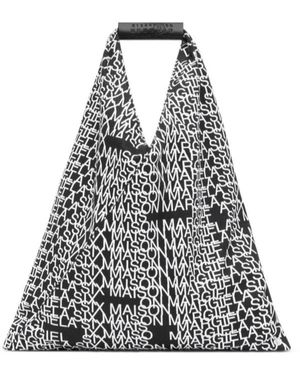 MM6 by Maison Margiela Japanese Logo-Print Handbag - Gray