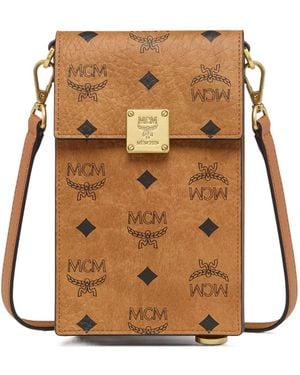 MCM Aren Phone Case - Brown