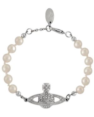 Vivienne Westwood Logo Bracelet - Metallic