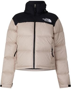 The North Face Water Resistant Goose Down Short Puffer Jacket - Multicolor