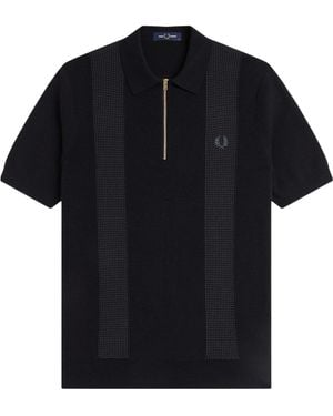 Fred Perry Short Sleeve Polo Shirt - Black