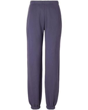 ÉTERNE Blend Terry Tapered Track Pants - Blue