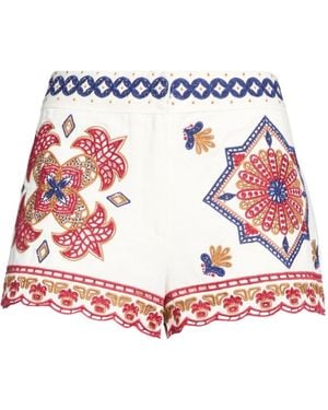 FARM Rio Colorful Woven Shorts - Red