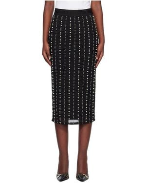 Versace Jeans Couture Elastic Waist Skirt - Black