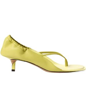 Jacquemus Round-Toe High-Heeled Sandals - Yellow