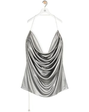 Loewe Draped Top - White