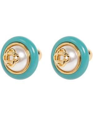 CASABLANCA Round Earrings - Blue