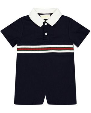 Gucci Simple One-Piece Suit - Blue