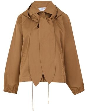 Marella Long-Sleeve Casual Jacket - Brown