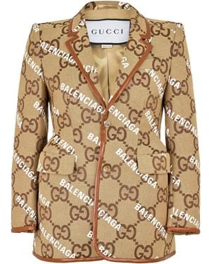Gucci Weather Resistant Softshell Jacket - Natural