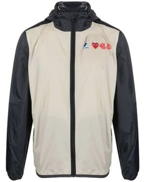 COMME DES GARÇONS PLAY K-Way Casual Jacket - Blue