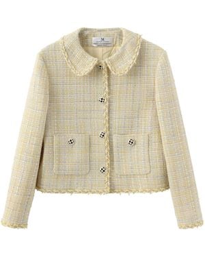 Marissa Chiara Little Boy Collar Jacket - Natural