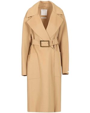 Sportmax Pure Wool Dressing Gown Coat - Natural
