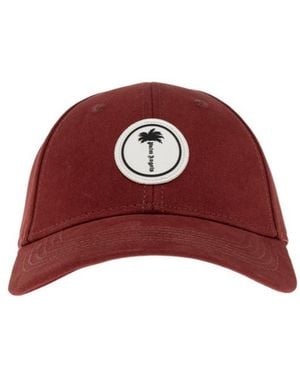 Palm Angels Logo Hat - Red