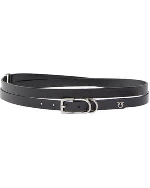 Pinko Logo Buckle Fastened Belt - White