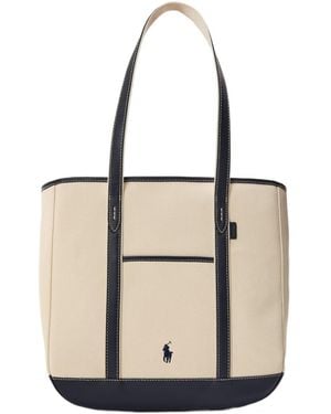 Polo Ralph Lauren Logo Detail Handbag - Natural
