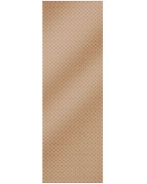 Max Mara Magico Logo Embroidered Scarf - Natural