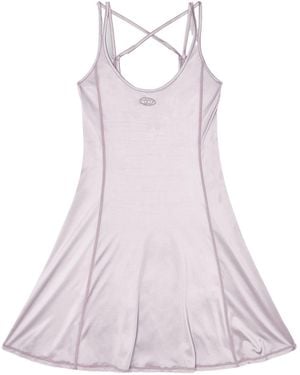 DIESEL Oval D Flared Dress - Pink