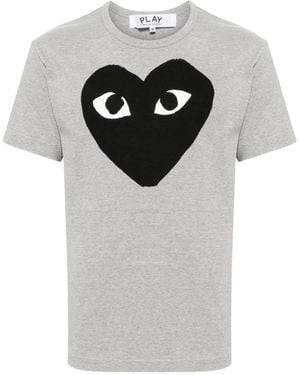 COMME DES GARÇONS PLAY Short-Sleesleeved T-Shirt - Gray