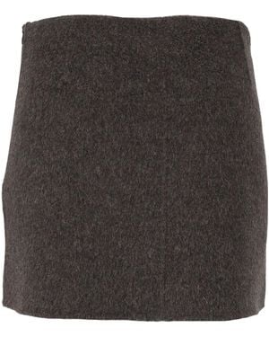 P.A.R.O.S.H. P.A.R.O..H. Double Mini Skirt - Black