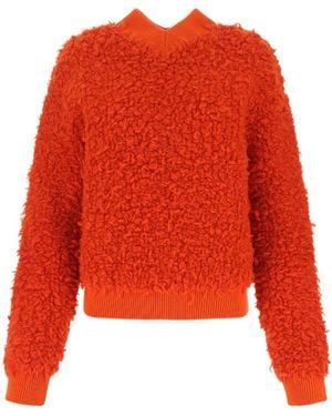 Bottega Veneta Relaxed Fit Jumper - Red