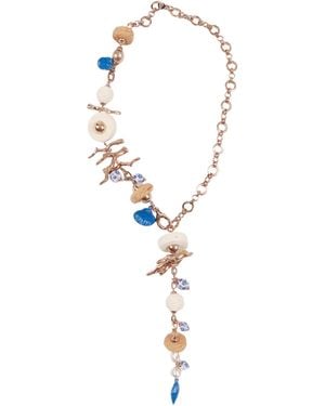 Weekend by Maxmara Abissi Charm Necklace - White
