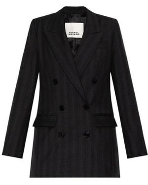 Isabel Marant Double Breasted Blazer - Black