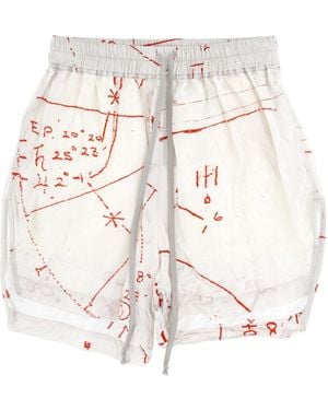Rick Owens Drawstring Shorts - White