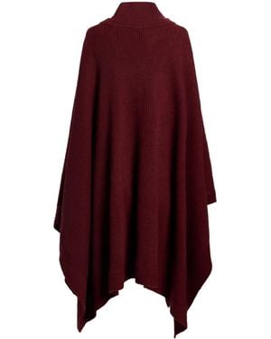 Max Mara Solid-Color Cashmere Shawl - Purple