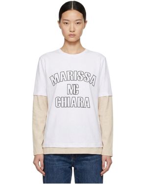 Marissa Chiara Crew Neck T-Shirt - White