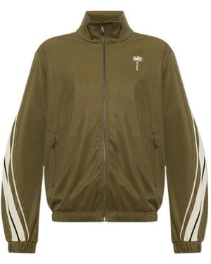 Palm Angels Long-Sleeve Sweatshirt - Green