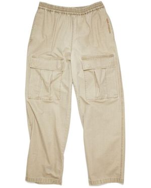 Acne Studios Mid-Waisted Cargo Trousers - Natural