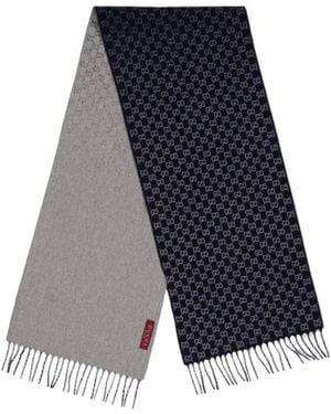 Gucci Color Block Scarf - Blue