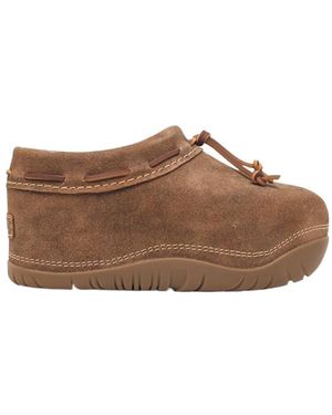 UGG Clog Bucked Slip-On Boots - Brown