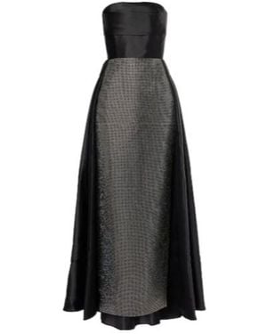 Solace London Embellished Corset Gown - Black