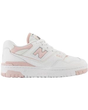 New Balance 550 Lace-Up Sneakers - White